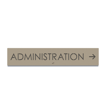 ADMINISTRATION Directional Sign - Μαύρο Σαγρέ|#|Γκρι Ανοιχτό Σαγρέ|#|Λευκό Σαγρέ|#|Γκρι Σαγρέ|#|Μπλε Σαγρέ|#|Καφέ Σαγρέ|#|Χρυσό Γυαλιστερό|#|Μπρονζέ|#|Γκρι Μπεζ Σαγρέ|#|Μπεζ Σαγρέ